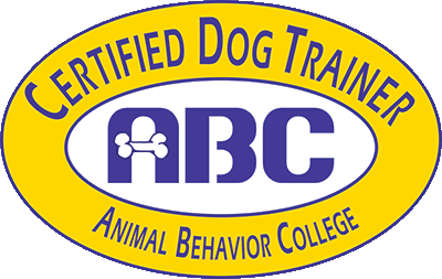 Certified Dog Trainer Logo   Animal Behavior College